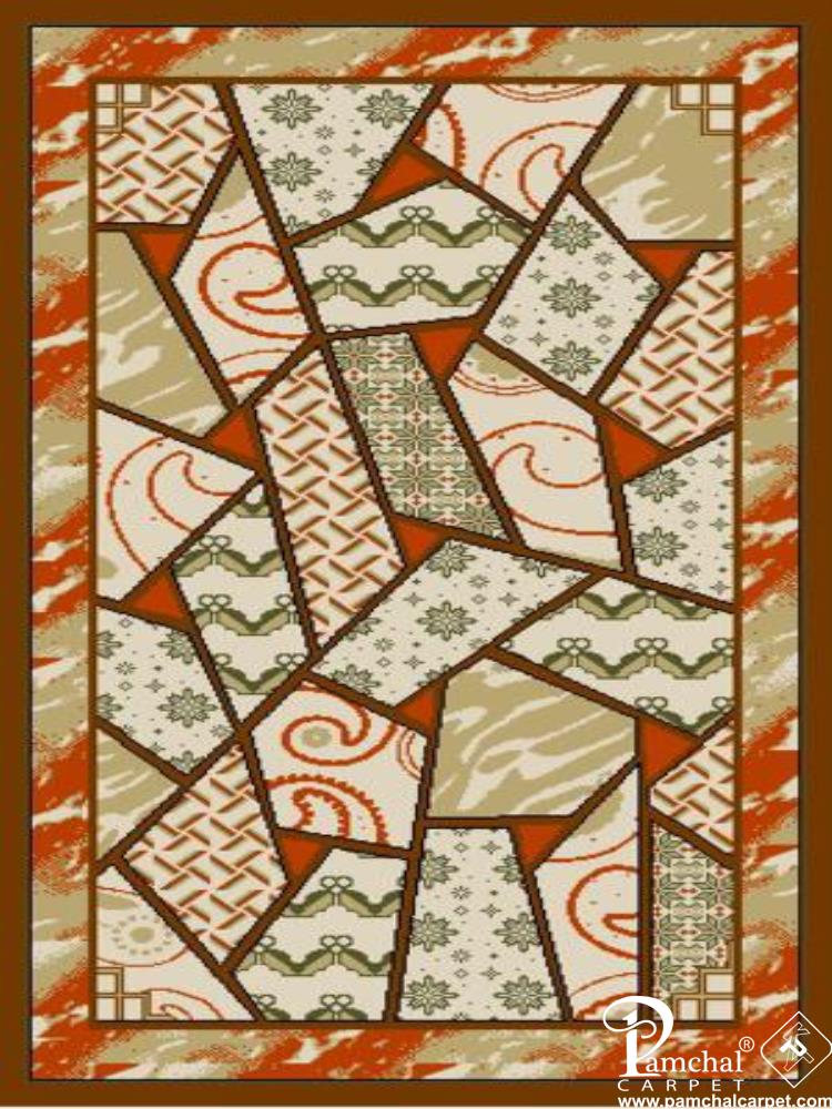 Fake motifs in a rug