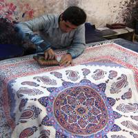 Hand-Printed Textile ( Ghalamkar)