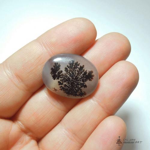 Natural Scenic Dendritic Agate agate gemstone farwayart3