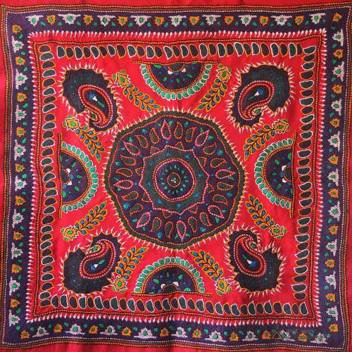 Ethnic Hand embroidered Mandala Tapestry