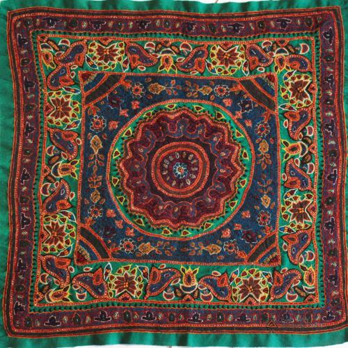 Hand Embroidered Mandala Tapestry Wall Hanging suzani wall hanging farwayart