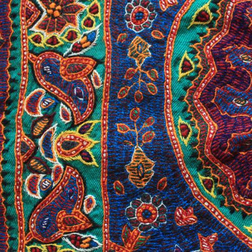 Hand Embroidered Mandala Tapestry Wall Hanging textile wallhanging farwayart