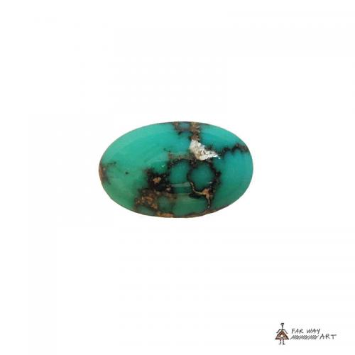Oval blue turquoise gemstone turquoise jewellery farwayart