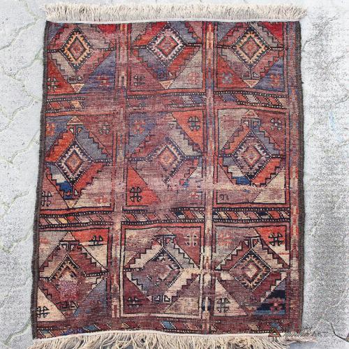 Persian Antique Tribal Rug Wall Hanging