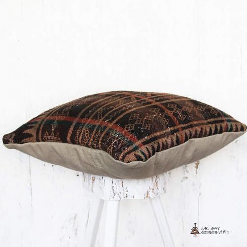Antique Persian Tribal Rug Pillow antique rug pillow2 farwayart