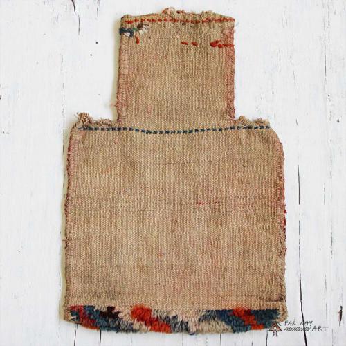 Antique Persian Wall Kilim Salt Bag antique salt bag4 farwayart