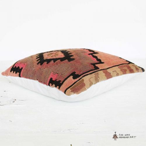 Pink Peach Kilim Pillow Cover attach_5dc928411536f