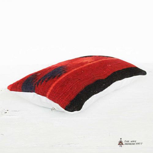Red & Orange Lumbar Kilim Pillow Cover attach_5dc9287d653bc