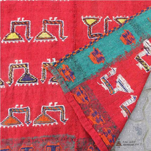 Persian Colorful Nomadic Flat Woven Rug attach_5dc92c6c00a22