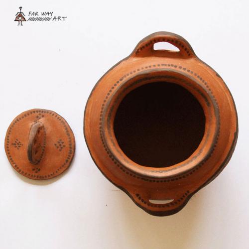 Decorative Tribal Pottery Pot bohemian home pottery farwayart