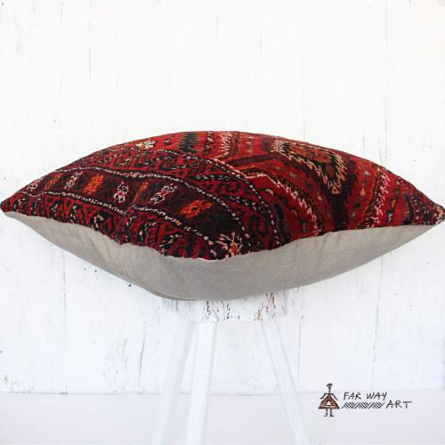 Large Persian Red Carpet Pillow carpet pillow farwayart2