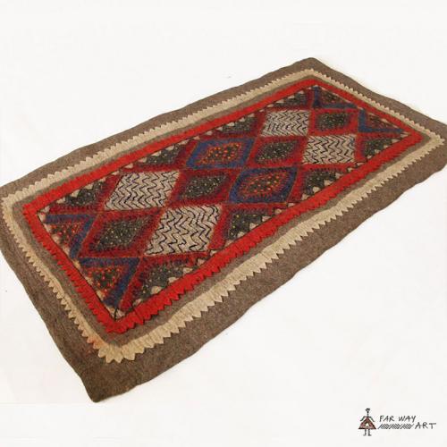 Oriental Tribal Handmade Felt Rug felt rug farwayart2