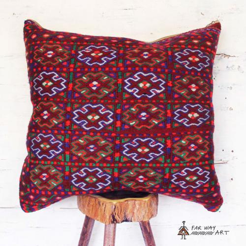 Large Kilim Rug Pillow Cover