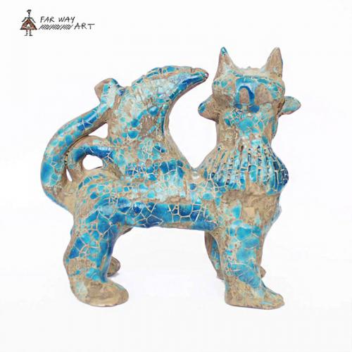 Decorative Persian Ancient Creature Pottery Sculpture hegmataneh pottery 3 farwayart