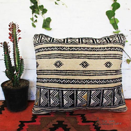 Tribal Minimal Rug Pillow Cover