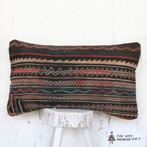 Antique Persian Tribal Rug Pillow no.3