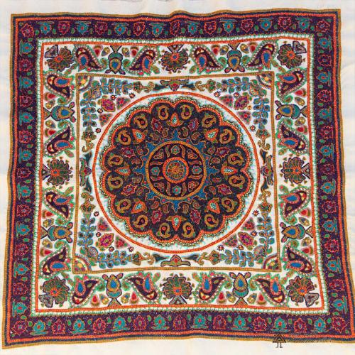 Ethnic Hand Embroidery Mandala Tapestry