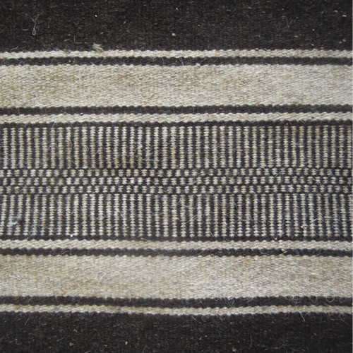 Minimalist tribal undyed wool Rug minimal handwoven rug farwayart