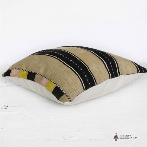 Minimal Tribal Rug Pillow minmal tribal kilim pillow3 farwayart