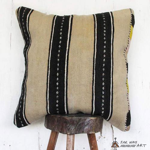 Minimal Tribal Rug Pillow