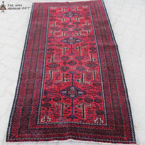 Antique Baluch Tribal Rug / Wall Art persian antique rug farwayart3