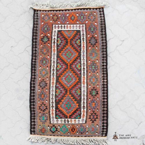 Persian Nomadic Kilim (Turkmen Tribal) persian kilim3 farwayart