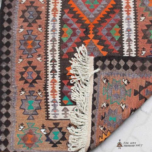 Persian Nomadic Kilim (Turkmen Tribal) persian kilim4 farwayart