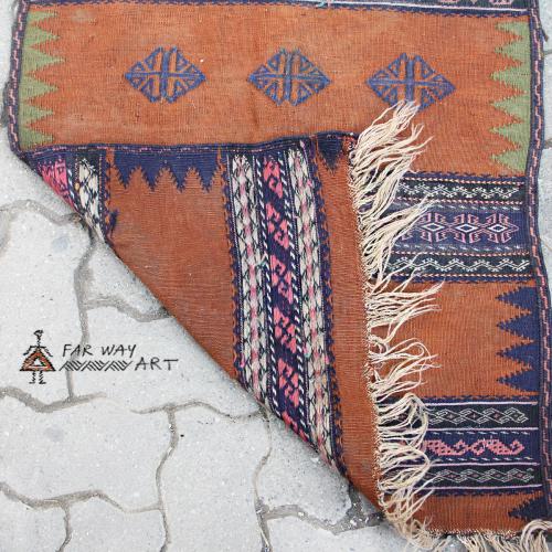 Persian Nomadic Vintage Kilim Rug persian nomadic vintage kilim rug farwayart3