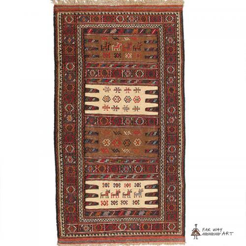 Persian Tribal Rug (Kurdish Sofreh) persian tribal rug kurdish sofreh2 farwayart