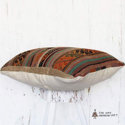 Persian Vintage Handmade Rug Pillow persian vintage handmade rug pillow farwayart3