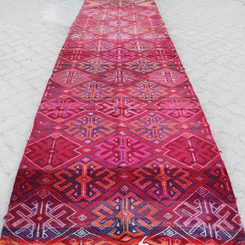 Vintage Pink Boho Runner Rug pink runner rug4 farwayart