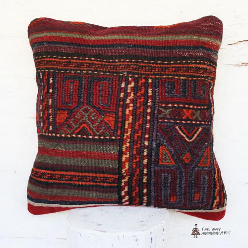 Handmade Nomadic Rug Pillow no.2