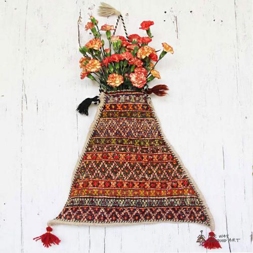 Persian Tribal Salt Bag Wall Hanging