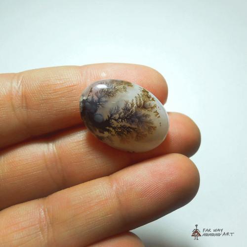Scenic Dendritic Agate Gemstone scenic dendritic agate farwayart