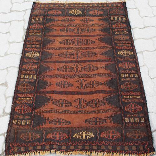 Semi-antique Baloch Tribal Kilim Rug semi antique baloch tribal kilim rug3 farwayart