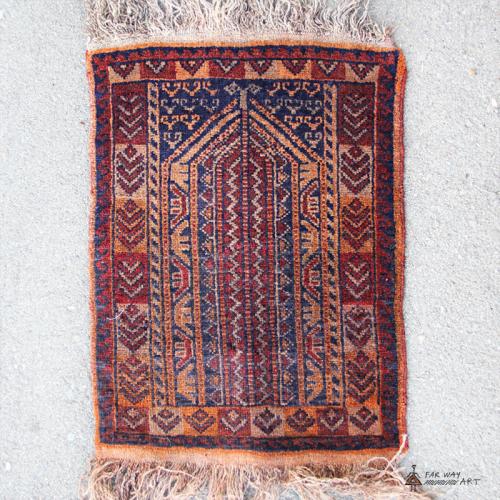 Persian Small Semi-antique Carpet