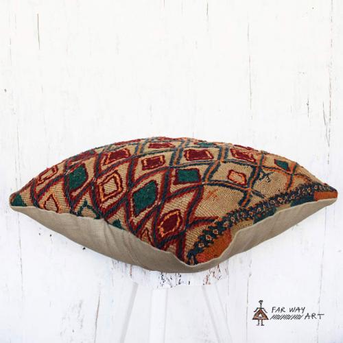 Tribal Artistic Rug Pillow Cover tribal art pillow4 farwayart