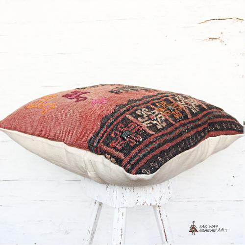 Persian Nomadic Kilim Pillow tribal kilim pillow3 farwayart