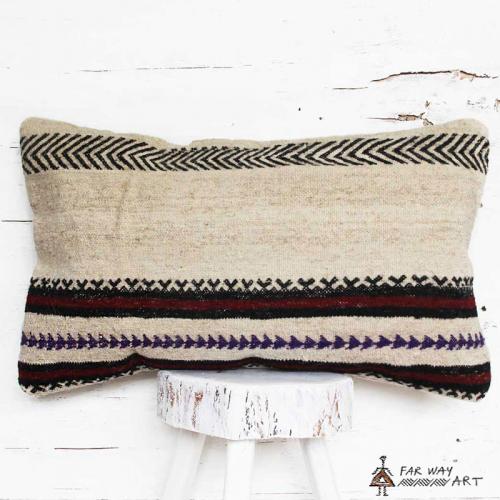 Minimal Tribal Handmade Kilim Pillow