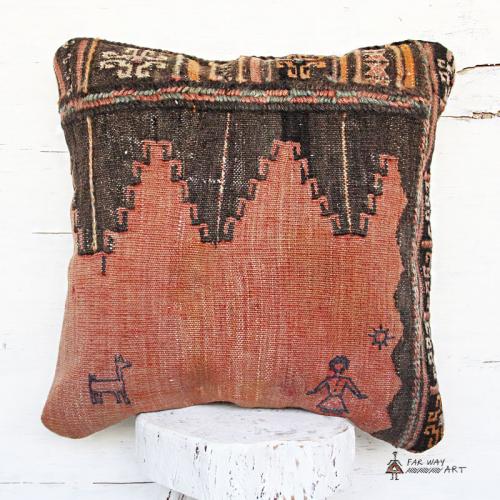 Persian Nomadic Rug Pillow