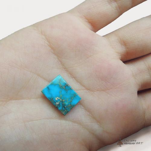Square blue Persian turquoise turquoise farwayart