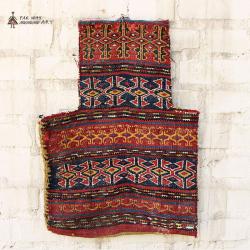 Antique Tribal Decorative Rug Salt Bag