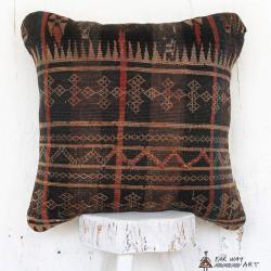 Antique Persian Tribal Rug Pillow