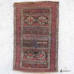 Antique small Persian rug
