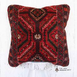 Large Persian Red Carpet Pillow