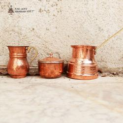 Persian hand hammered copper decor
