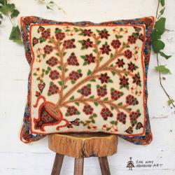 Persian Ethnic Hand Embroidered Pillow