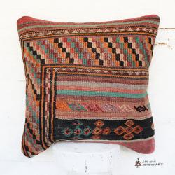 Pink Persian Tribal Kilim Pillow no.2