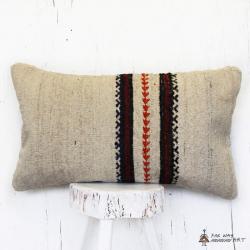 Minimal Tribal Lumbar Kilim Pillow