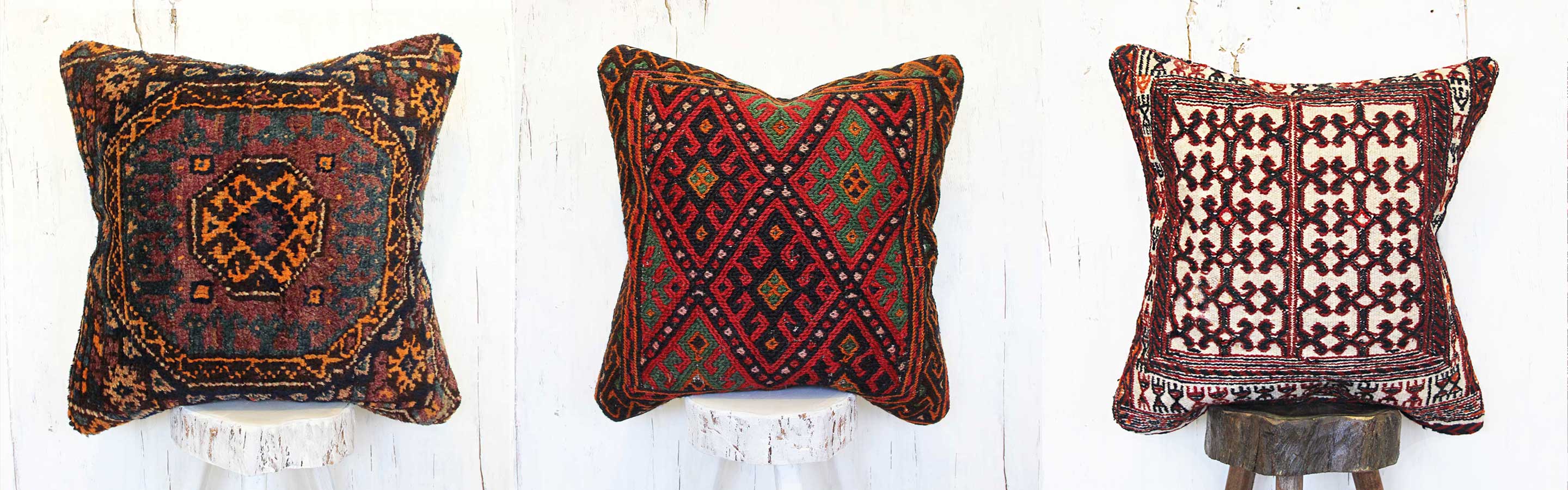 Rug pillows